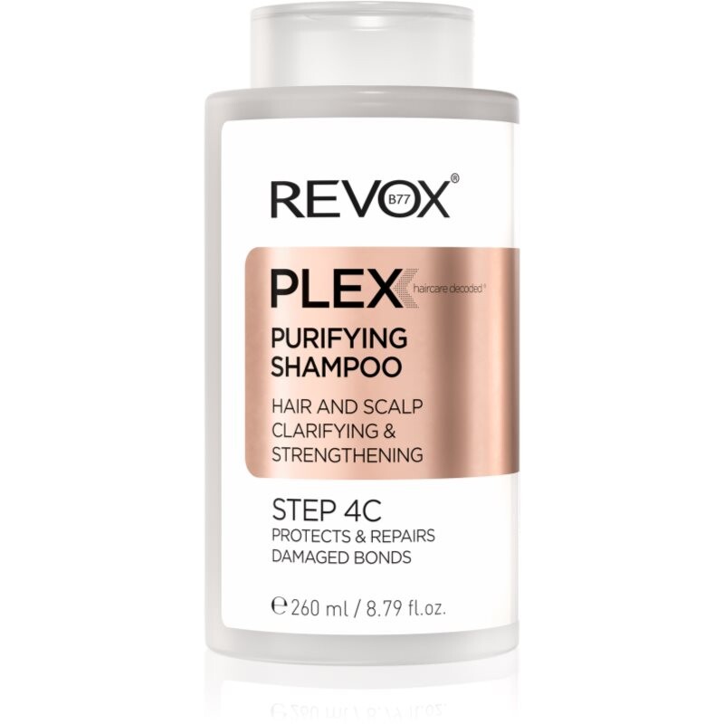 Revox B77 PLEX Purifying Shampoo. Step 4C čisticí šampon pro posílení poškozených vlasů 260 ml