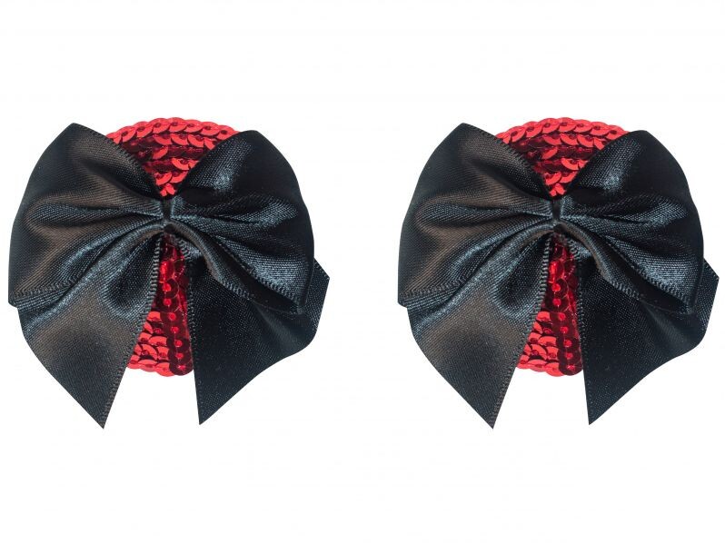 Lola Games Samolepky na bradavky Burlesque Blaze Black - Lola Games