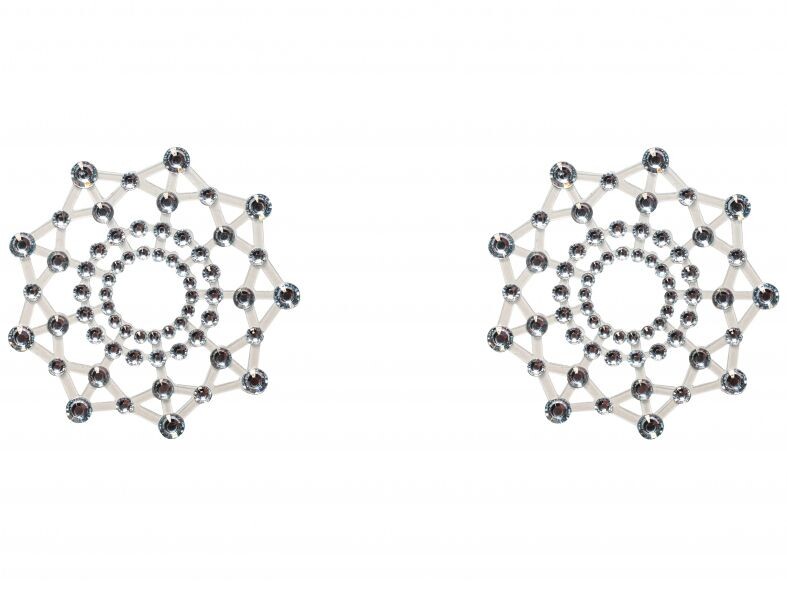 Lola Games Samolepicí ozdoby na prsa Burlesque Rowland White - Lola Games