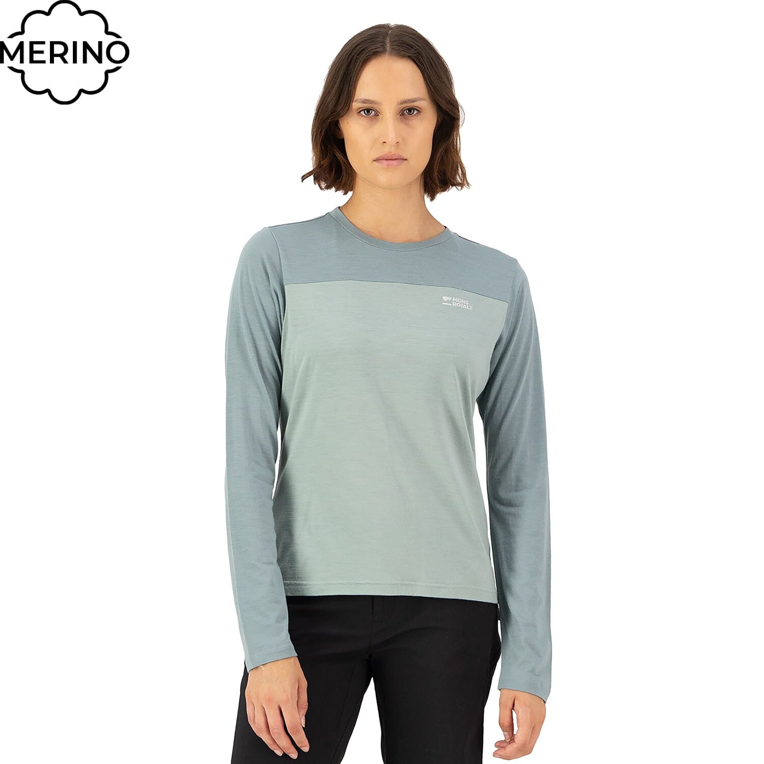 Mons Royale Wms Diversion Merino Jersey LS