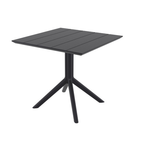 SIESTA Venkovní plastový stůl PARIS TABLE 80 HODNOTY - barva plastu Siesta béžovo-šedá