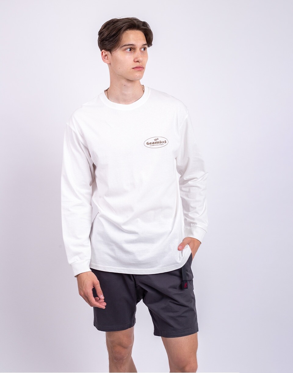 Gramicci Climbing Equipment L/S Tee WHITE M