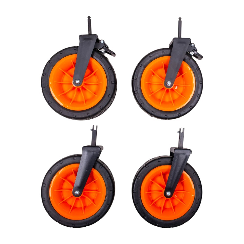 inSPORTline Náhradní kolečka pro přepravní vozík 19x7 cm (8x3