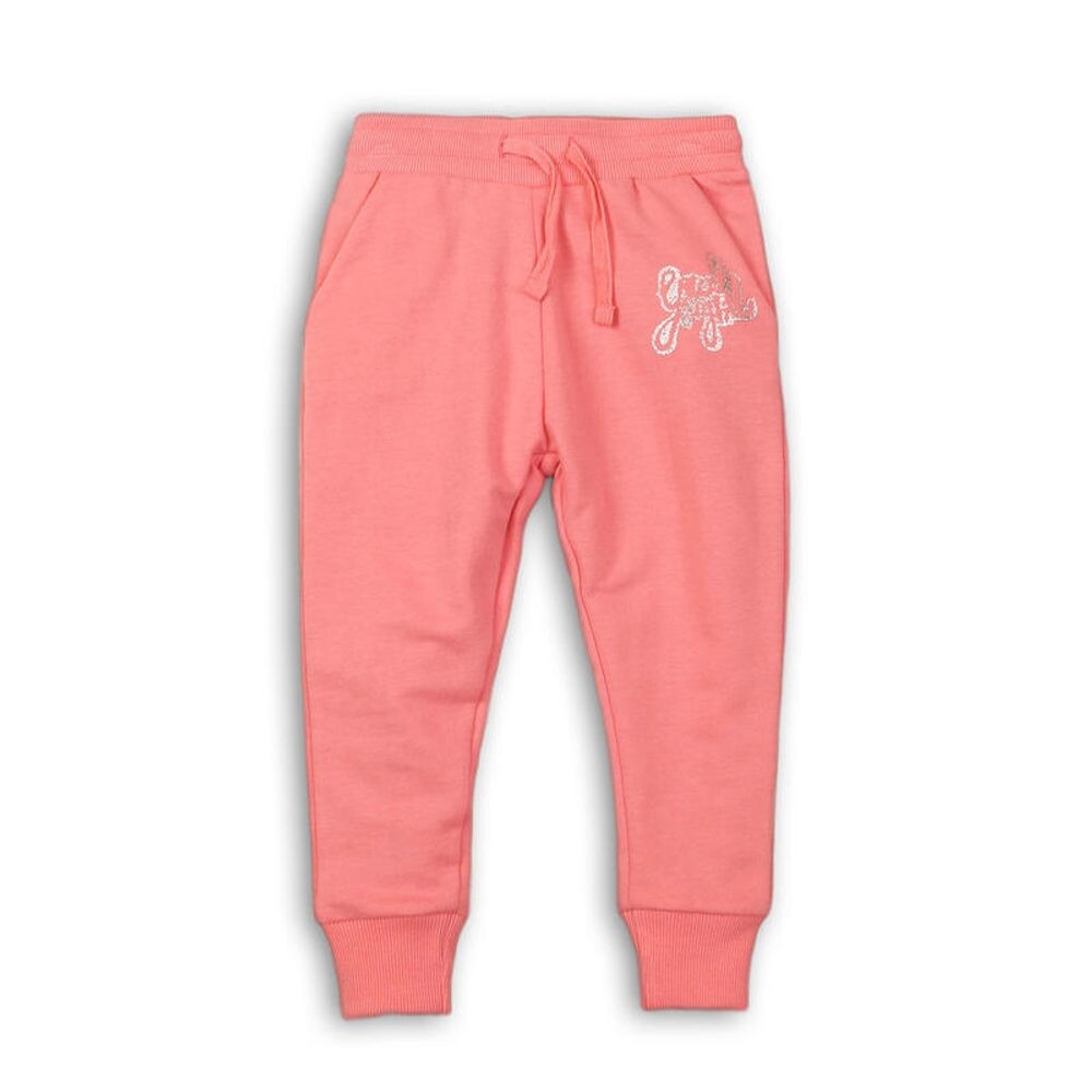 Tepláky dívčí, Minoti, GJOG 6, růžová - 128/134 | 8/9let