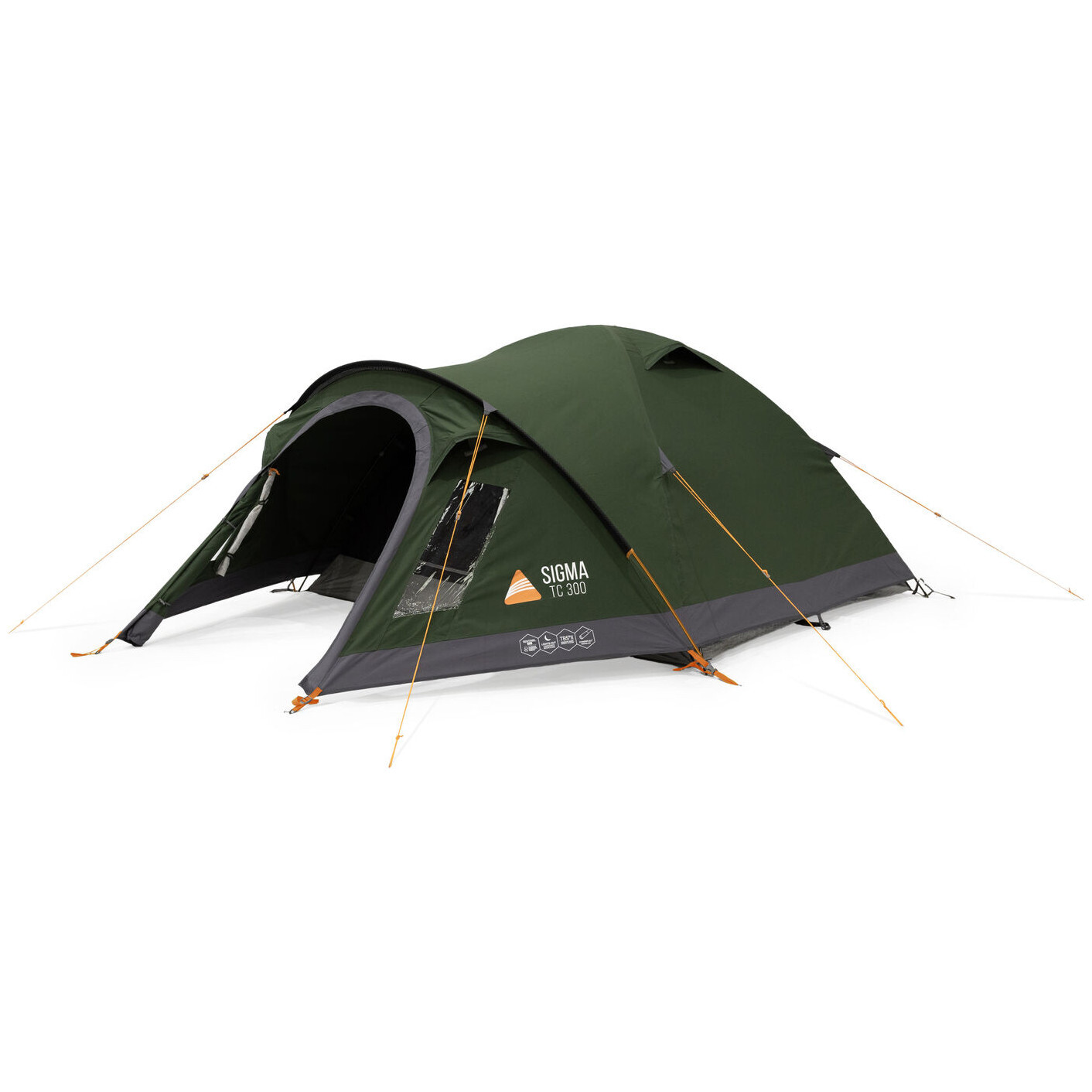 Turistický stan Vango Sigma TC 300 Barva: zelená/šedá