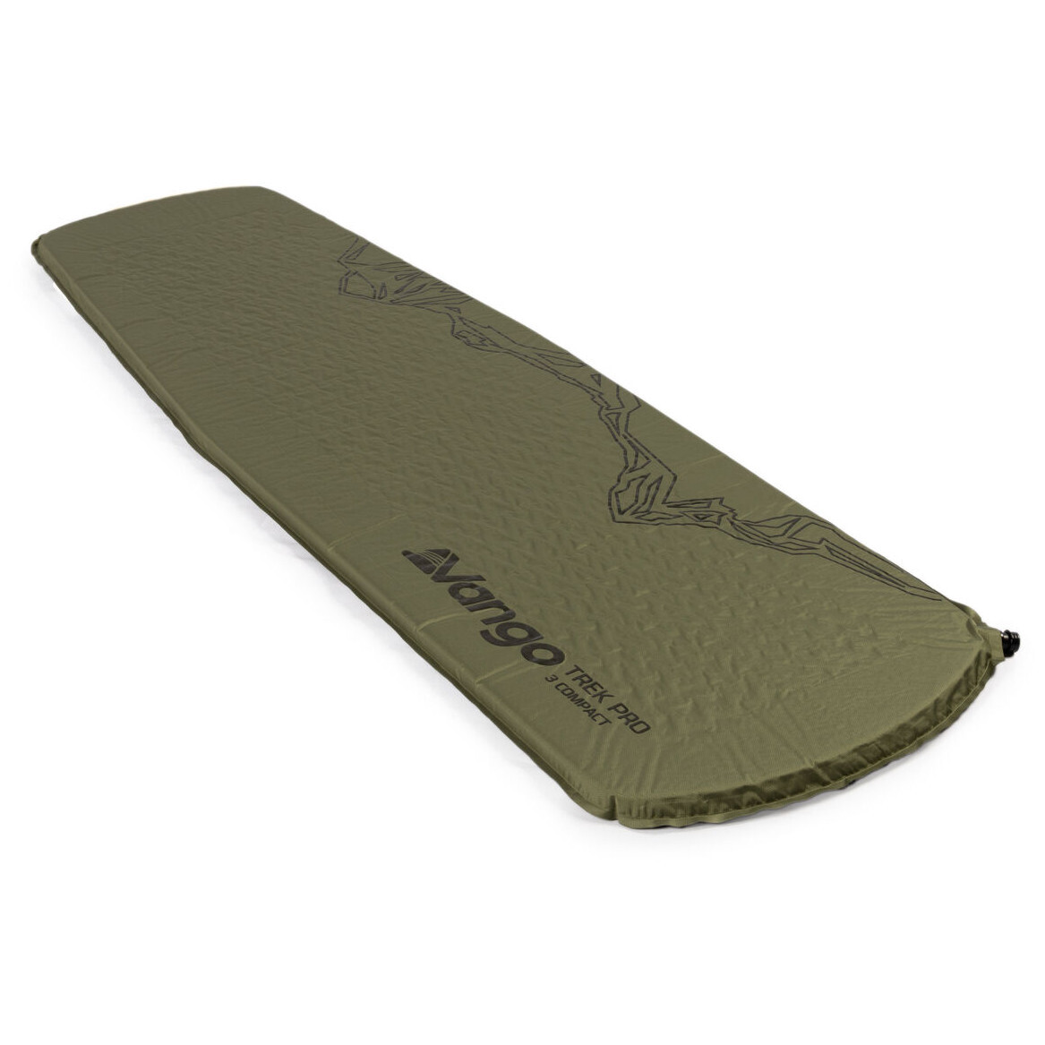 Samonafukovací karimatka Vango Trek Pro 3 Compact Barva: tmavě zelená