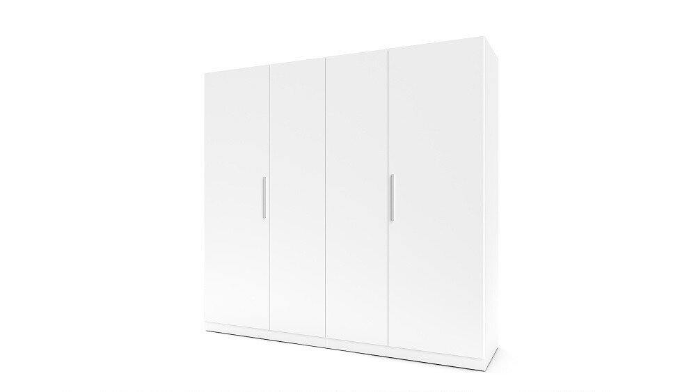 Šatní skříň TEASE, bílá