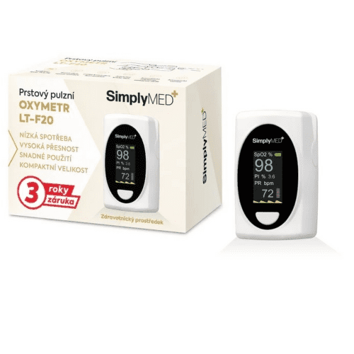 SimplyMed Pulzní oxymetr LT-F20