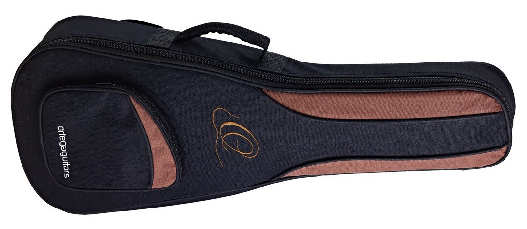 Ortega Pro Mini Travel Guitar Bag Black/Brown