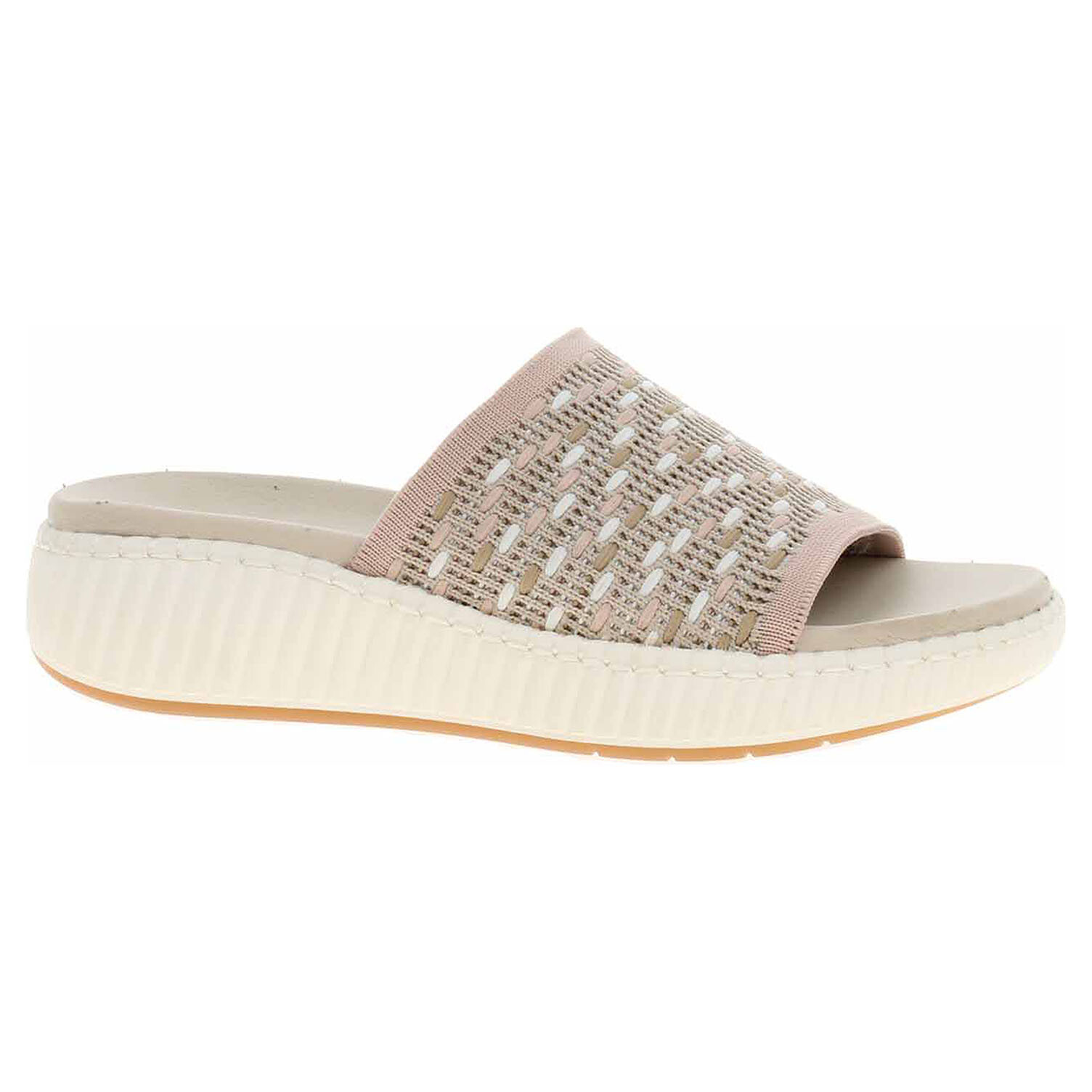 Ecco Dámské pantofle Jana 8-27260-44 beige comb 23601263
