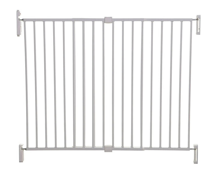 DREAMBABY Zábrana bezpečnostní Broadway 2-panelová extra široká 76-134,5 cm bílá