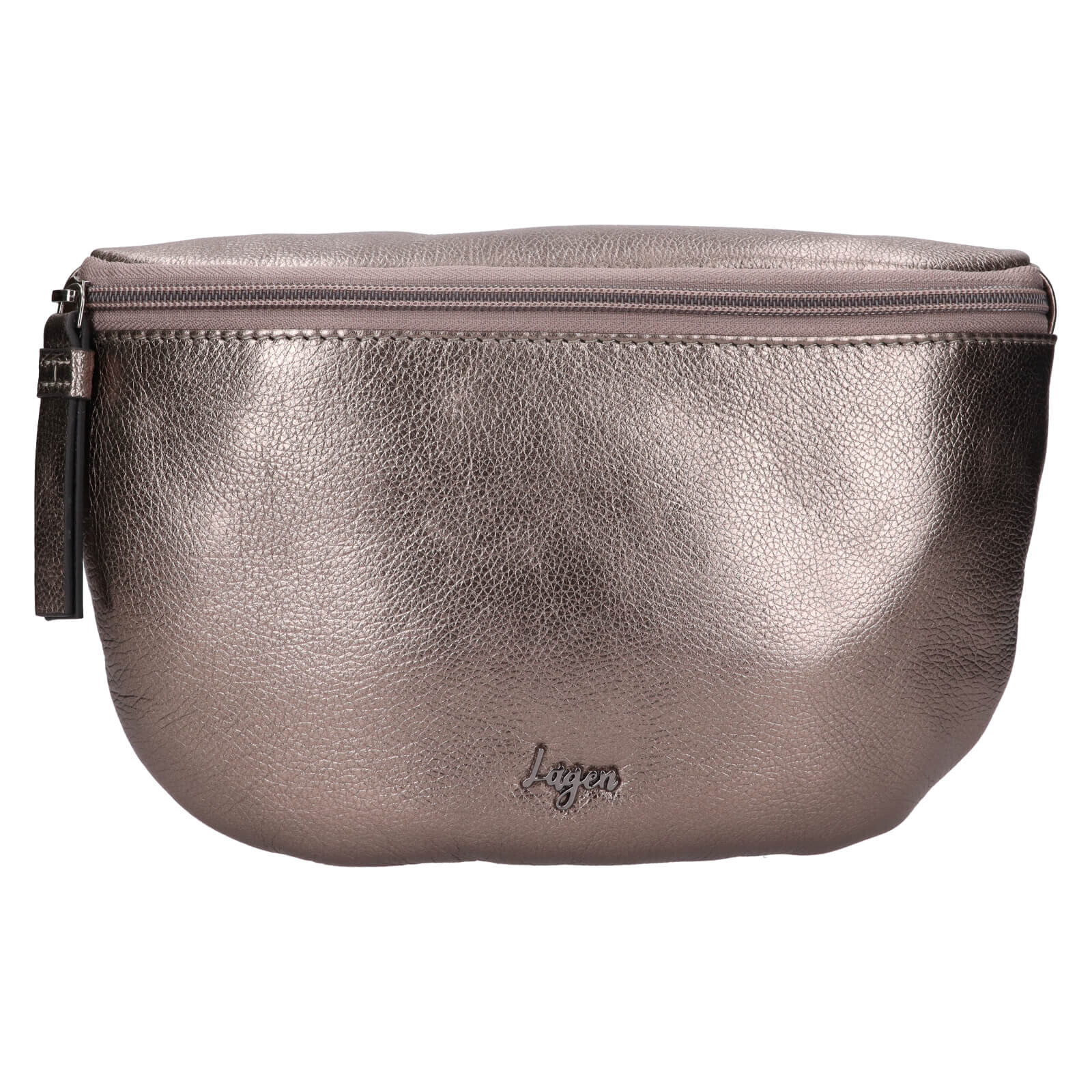 Dámská kožená ledvinka Lagen Trine - bronzová