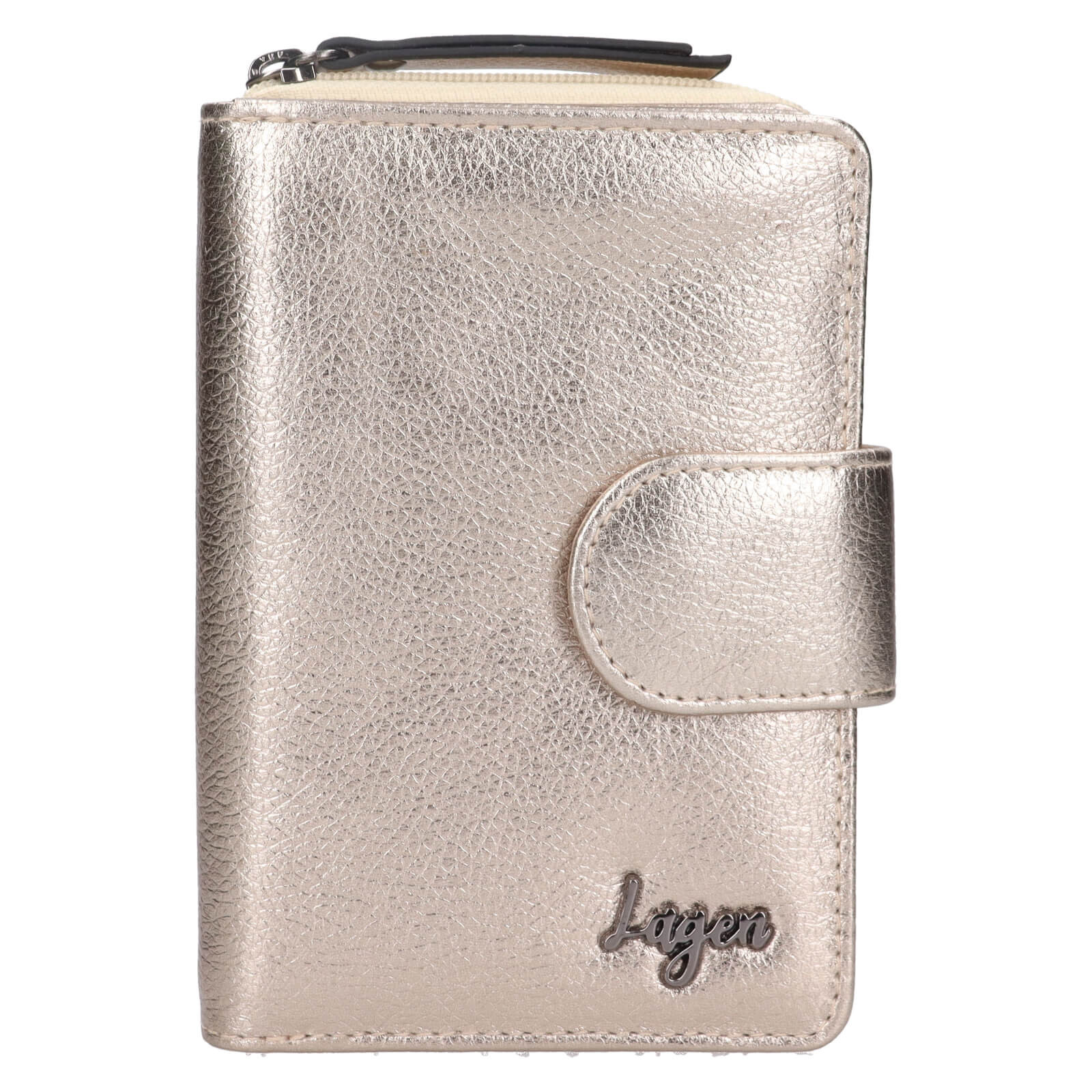 Dámská kožená peněženka Lagen Berid - bronzová