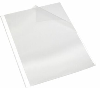 Prospektový obal A4 PP U-kapsa - bílý okraj