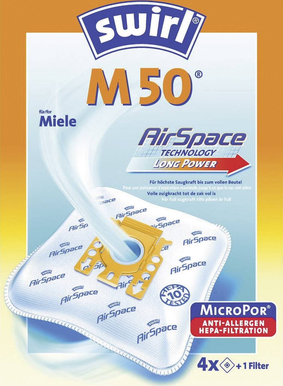 Swirl M50 AirSpace sáčky do vysavače 4 ks