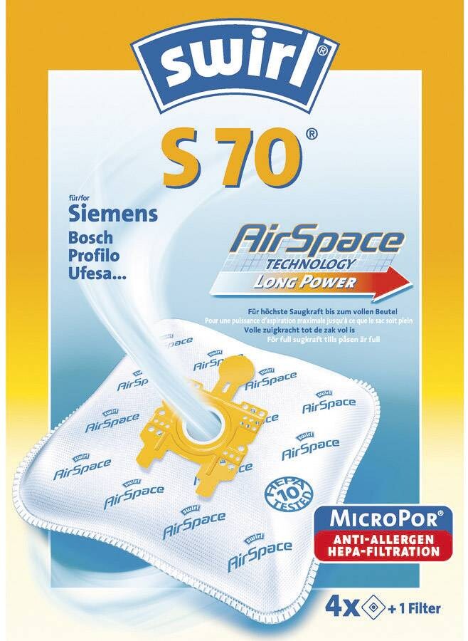 Swirl S70 AirSpace sáčky do vysavače 4 ks