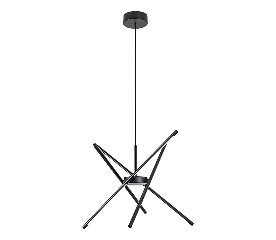 Rabalux Rabalux 72338 - LED Lustr na lanku HENLI2 LED/40W/230V 3000K černá