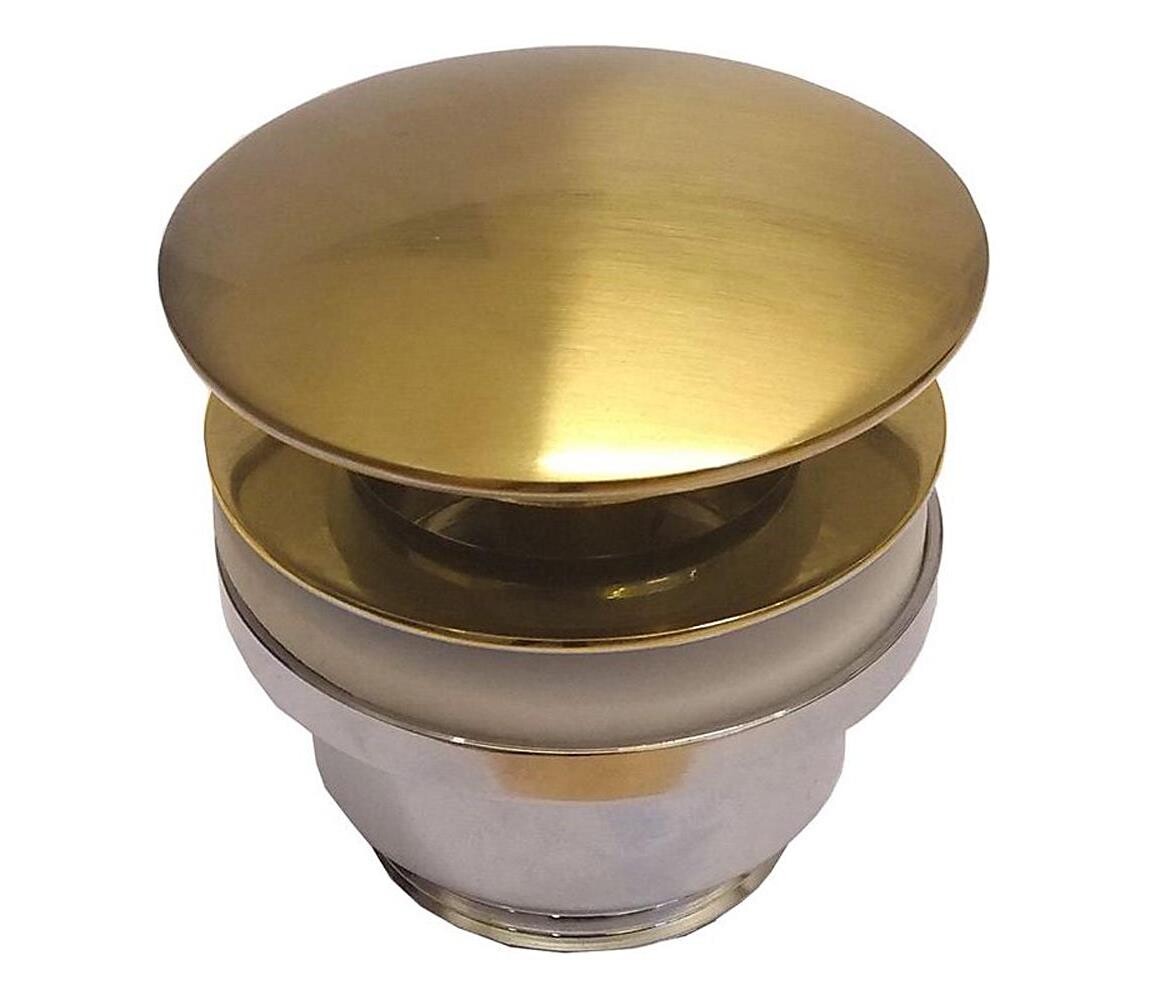 BATH DELUXE BATH DELUXE 33-004-05-64-04 - Umyvadlová výpusť RODBY pr. 6,6 cm mosaz