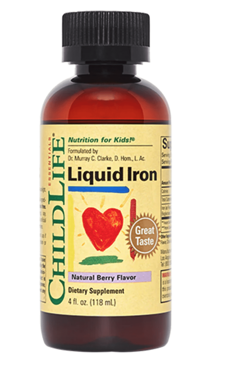 ChildLife Essentials Liquid Iron, železo, lesní plody, 118 ml