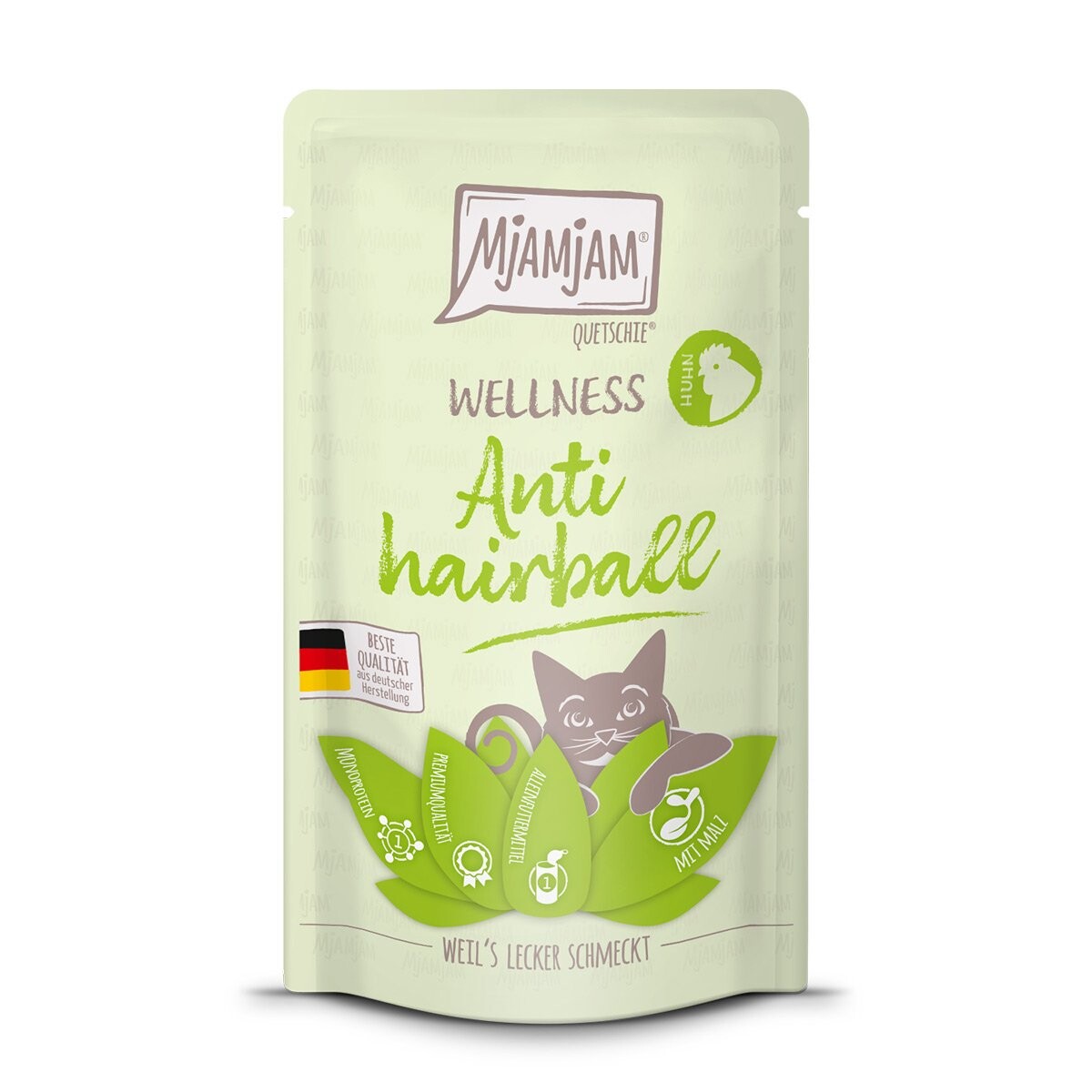 MjAMjAM Wellness 12 x 125 g - Anti Hairball - kuřecí