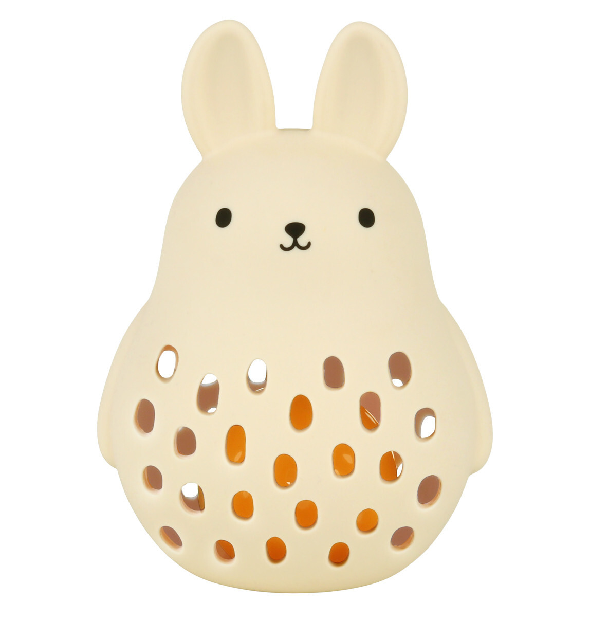 A Little Lovely Company - silikonové chrastítko - králíček