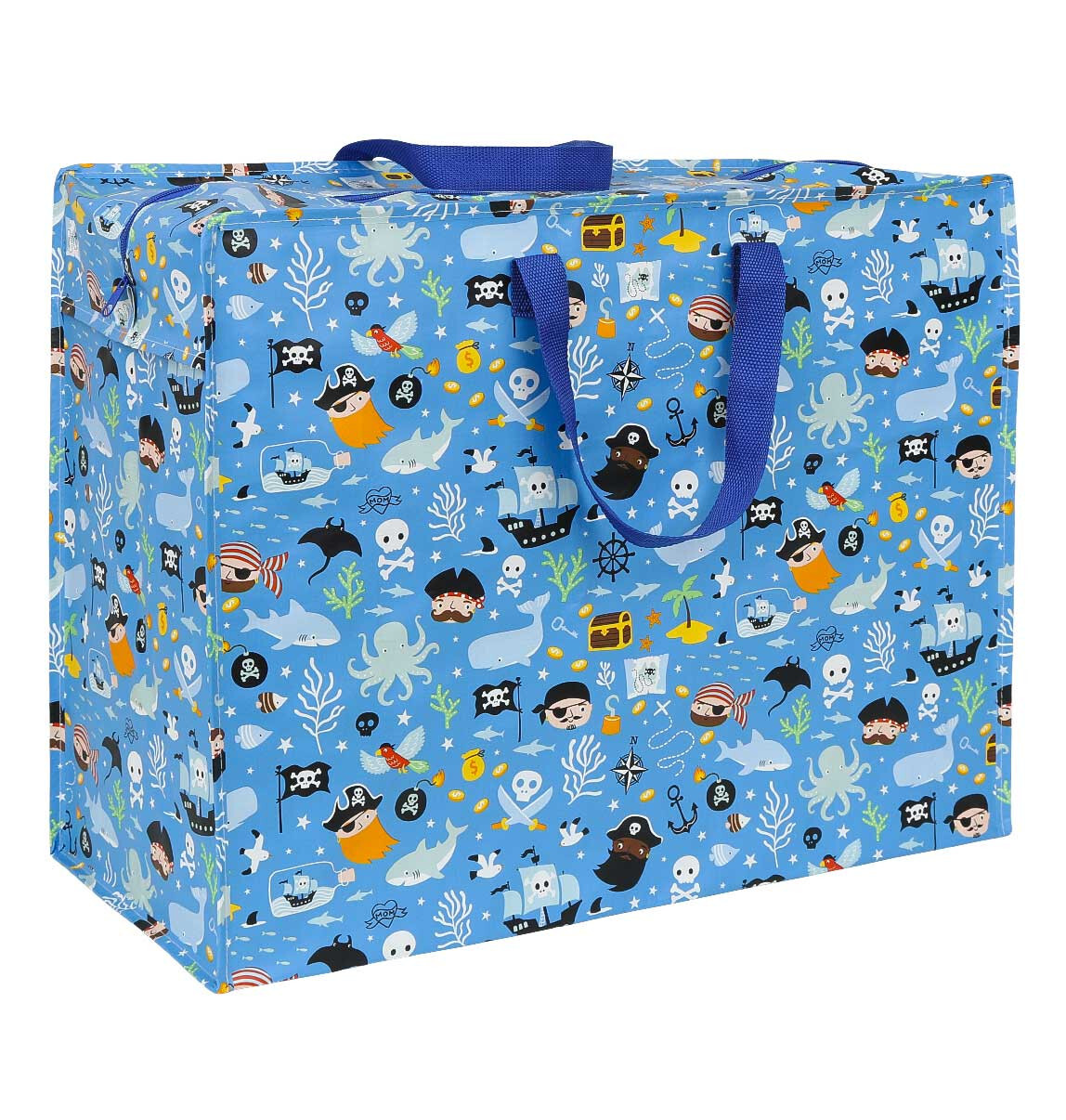 A Little Lovely Company - XL úložná taška - piráti