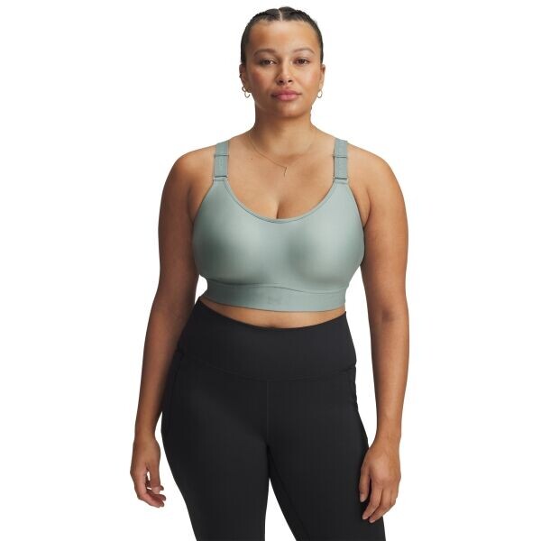 Under Armour INFINITY MID 2.0 Dámská podprsenka, světle zelená, velikost