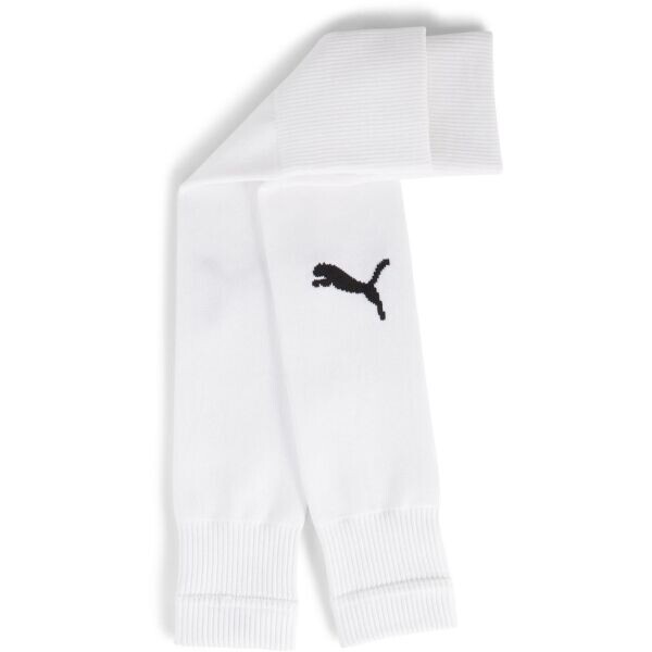 Puma TEAMGOAL SLEEVE SOCK Fotbalové štulpny, bílá, velikost