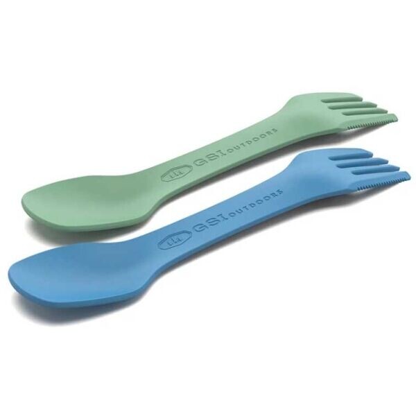 GSI Outdoors TEKK TANDEM SPORK SET Sada příboru, zelená, velikost