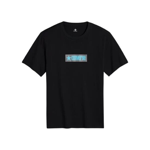 Converse ARCHIVE BOX TEE Pánské tričko, černá, velikost