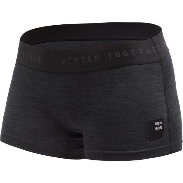 Sensor MERINO CORDURA Dámské kalhotky, černá, velikost