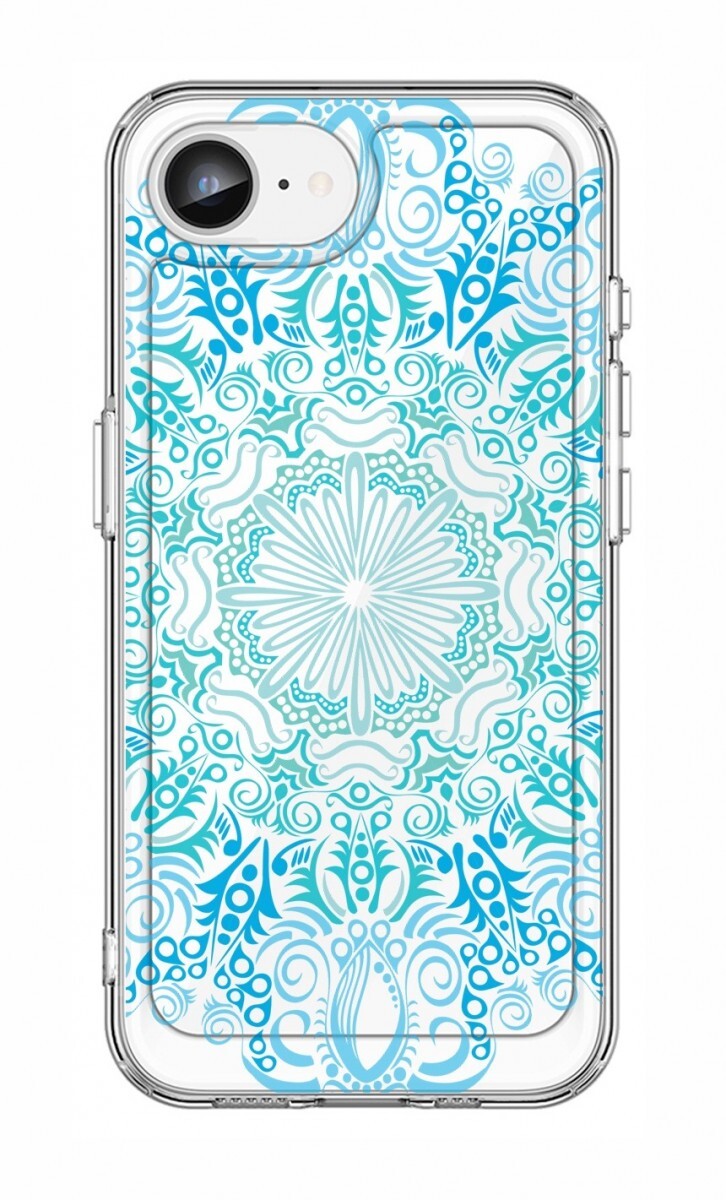 Kryt TopQ Image iPhone 16e pevný Blue Mandala 138381