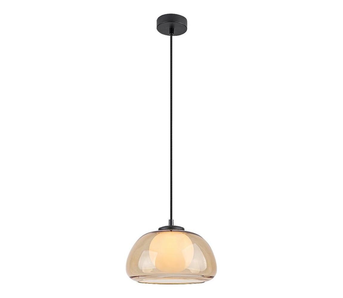 Rabalux Rabalux 72273 - Lustr na lanku ELOWEN 1xG9/5W/230V hnědá/kouřová