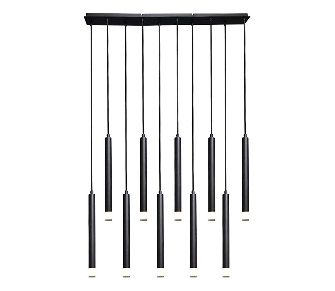 Rabalux Rabalux 72364 - Lustr na lanku RAMIRA 10xG9/5W/230V černá