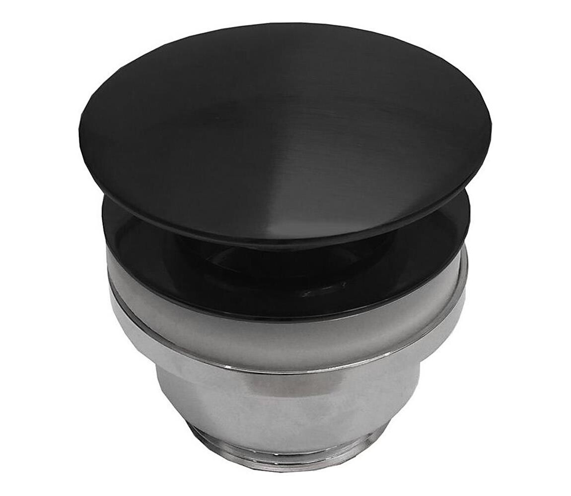 BATH DELUXE BATH DELUXE 33-004-05-02-04 - Umyvadlová výpusť RODBY pr. 6,6 cm černá