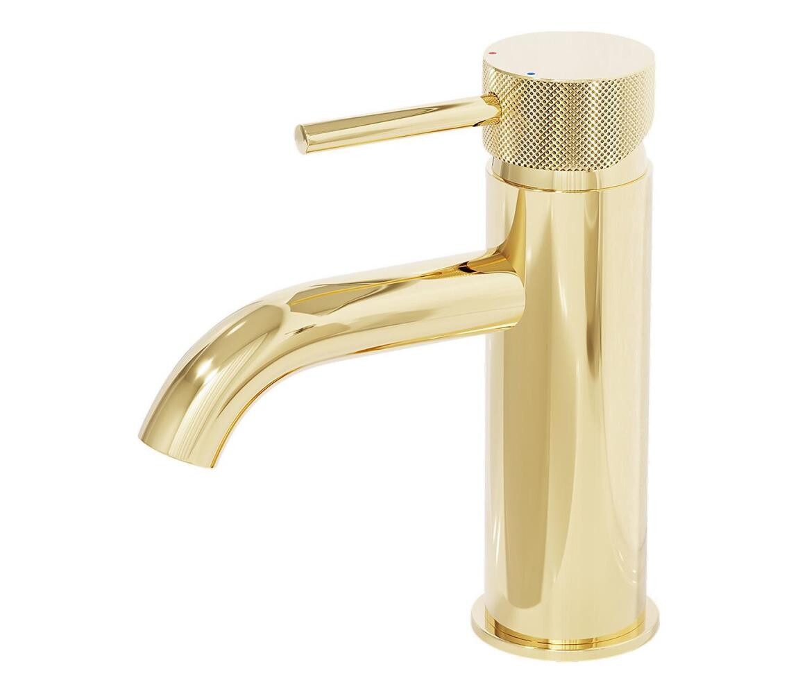 BATH DELUXE BATH DELUXE 28-005-03-64-00 - Umyvadlová baterie ANHOLT 15,6 cm lesklá mosaz