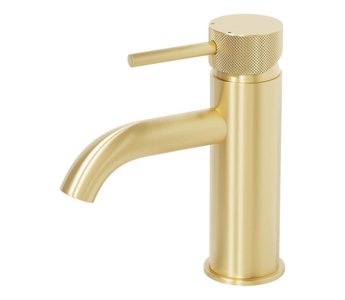 BATH DELUXE BATH DELUXE 28-005-03-70-00 -Umyvadlová baterie ANHOLT 15,6 cm kartáčovaná mosaz