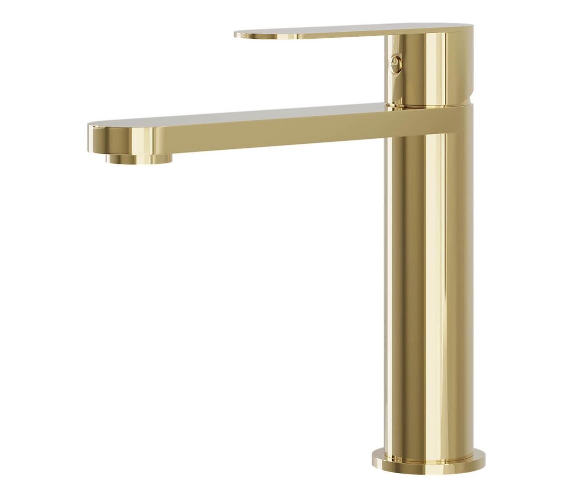 BATH DELUXE BATH DELUXE 28-017-02-64-02 - Umyvadlová baterie TARNBY 17,3 cm lesklá mosaz