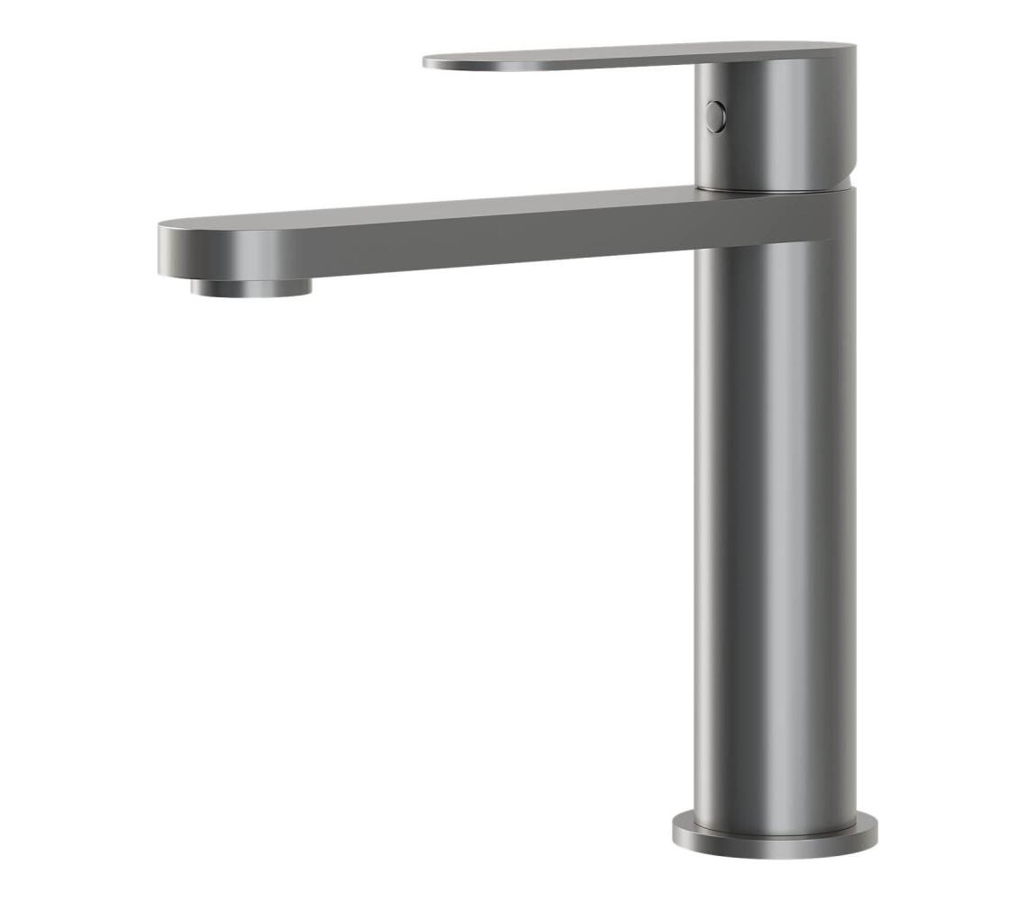 BATH DELUXE BATH DELUXE 28-017-02-73-02 - Umyvadlová baterie TARNBY 17,3 cm práškově šedá