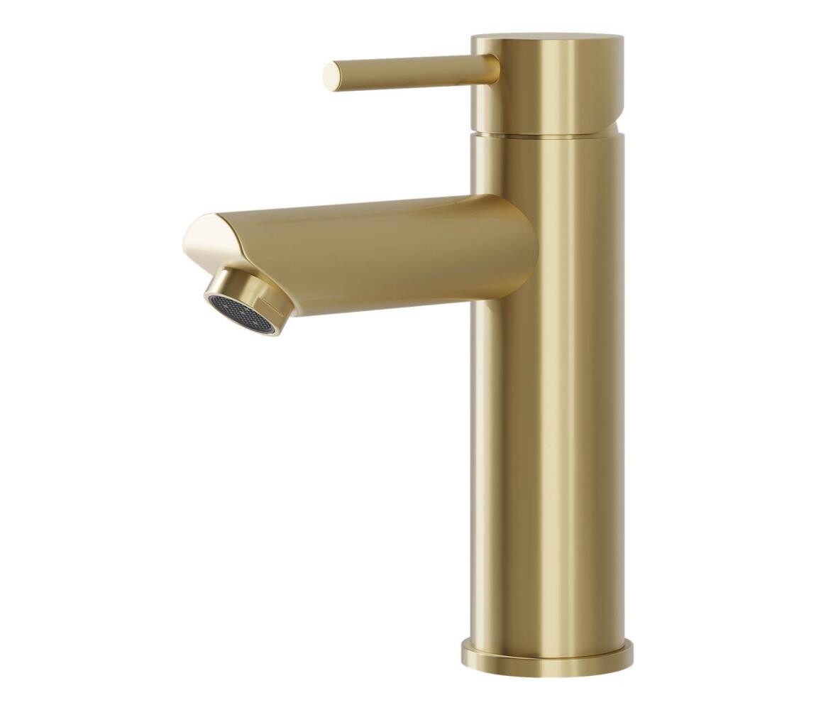 BATH DELUXE BATH DELUXE 28-017-03-70-02 - Umyvadlová baterie RINGSTED 17,8 cm kartáč. mosaz