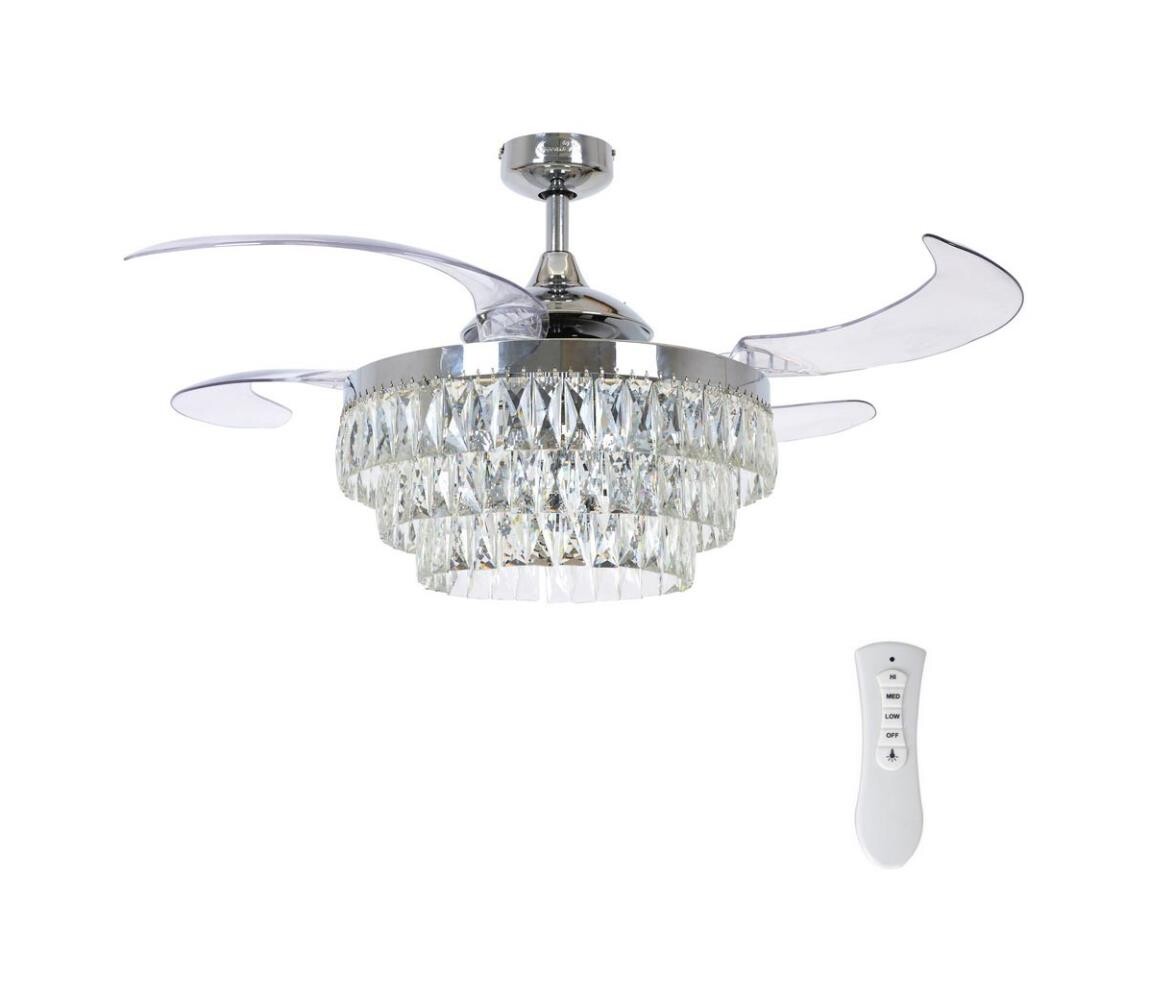 Fanaway FANAWAY 212923 - LED Stropní látor VEIL 6xE14/4,5W/230V chrom + DO