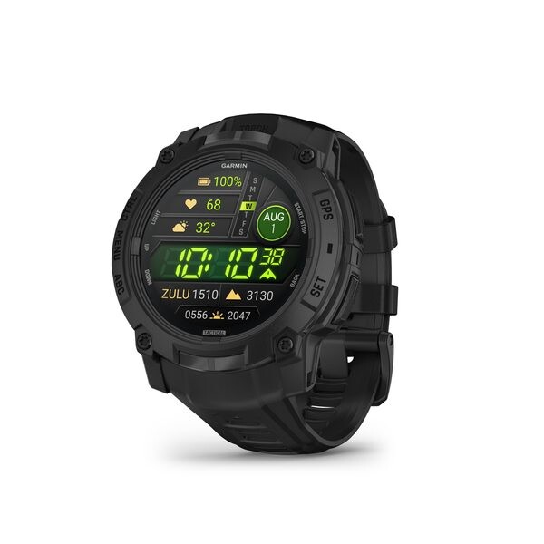 Garmin Instinct® 3 – 50 mm, AMOLED, Tactical Edition Black s řemínkem Black 010-03020-50