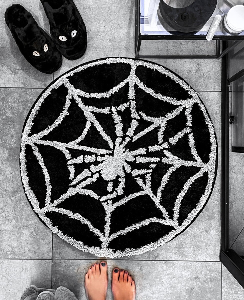 koberec (koupelna) KILLSTAR - Spyder Web - Black