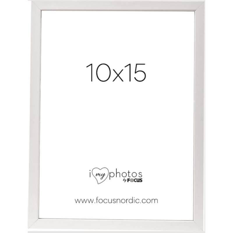 FOCUS ROCK  rám  2X 10x15  dřevo, bílý