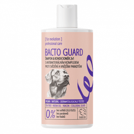 Soaphoria Bacto guard šampon a kondicionér 2v1 proti podráždění, svědění a vnějším parazitům s antibakteriální přísadou 300ml