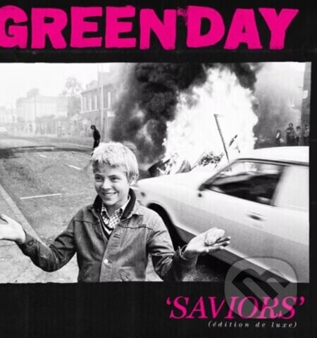 Green Day:  Saviors (Pink & White)  LP - Green Day