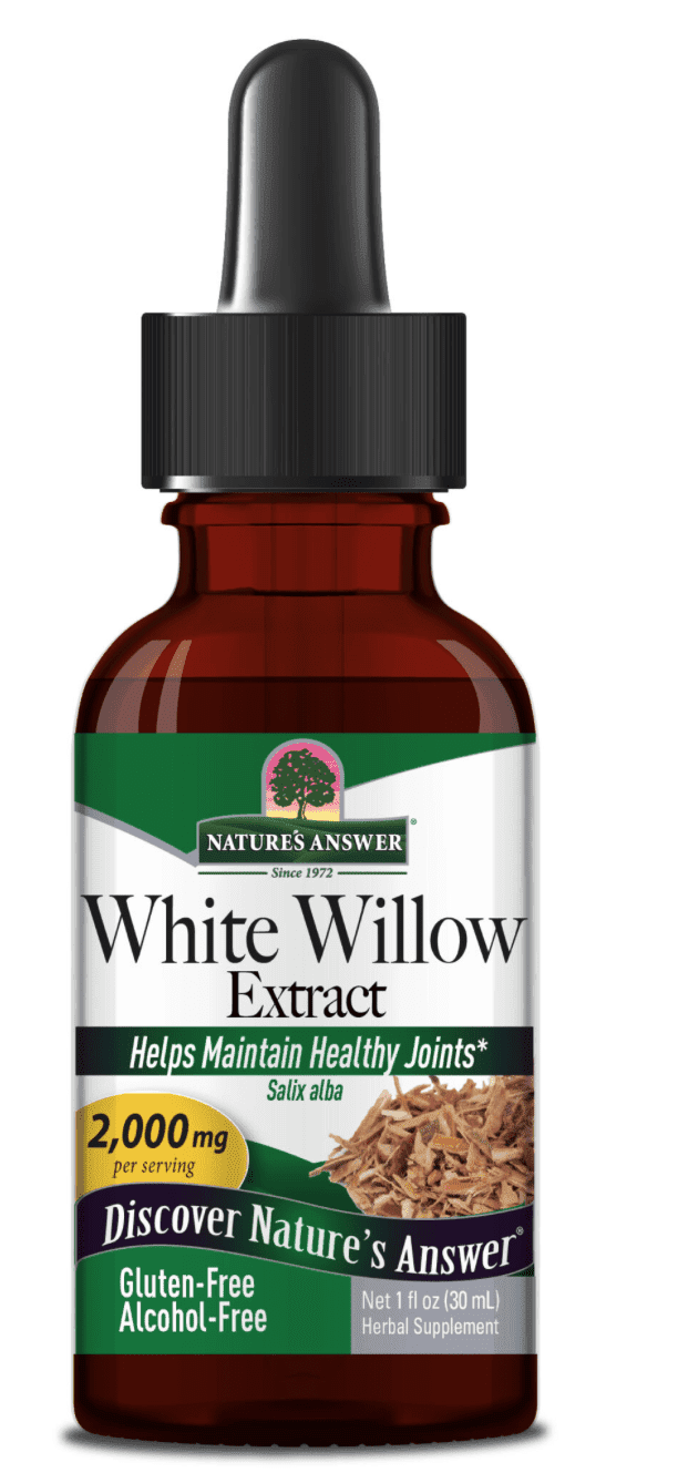 Nature's Answer White Willow, vrba bílá, extrakt, 2000 mg, 30 ml