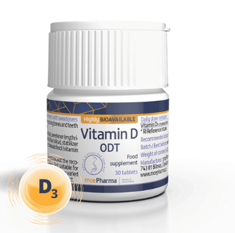 mcePharma mce Pharma Vitamin D3 ODT, 60 tablet