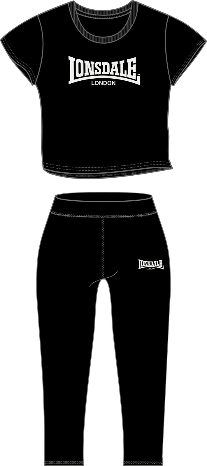 Lonsdale Women's t-shirt & leggings set
