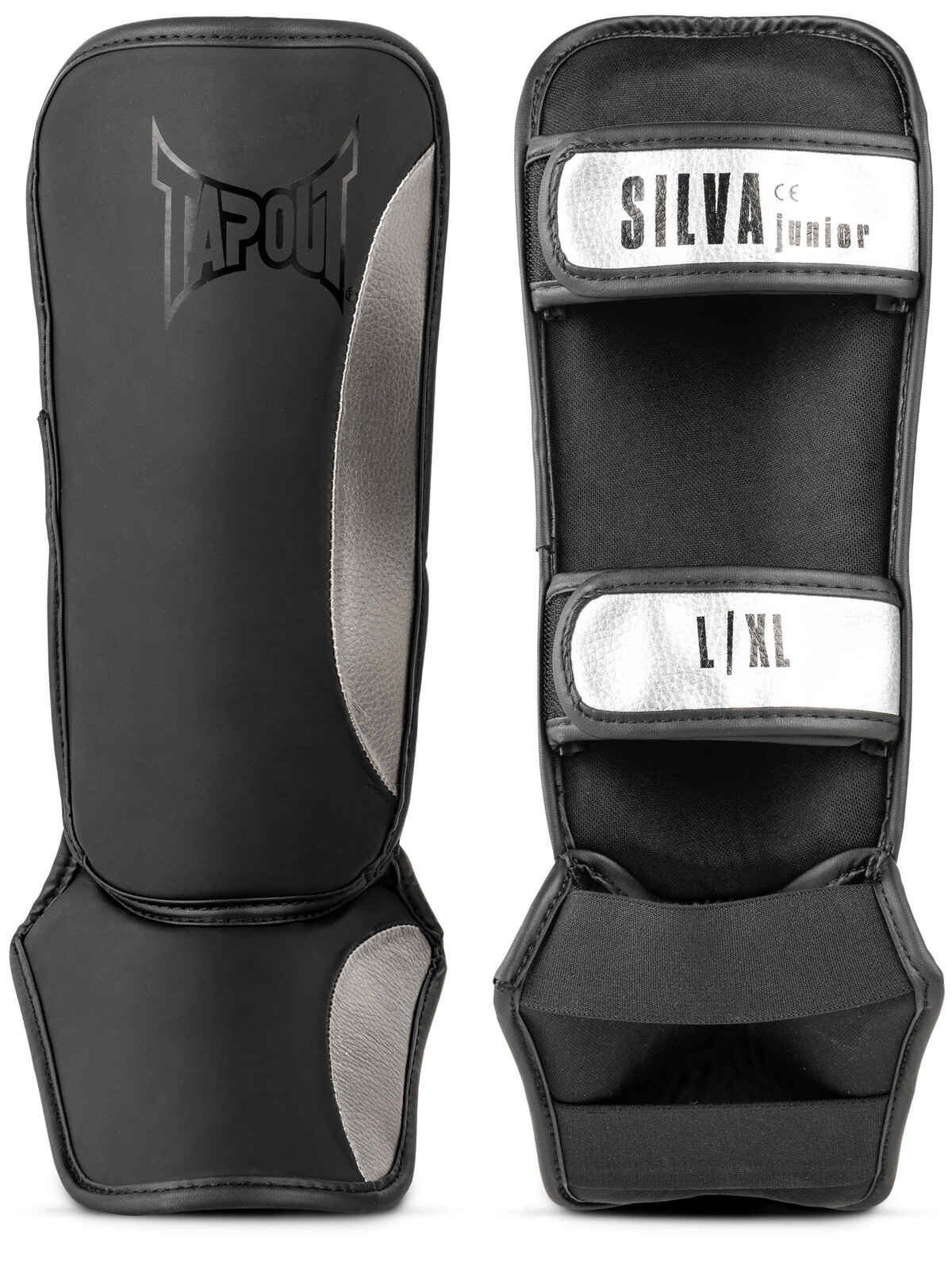 Tapout Junior artificial leather shin guards (1 pair)